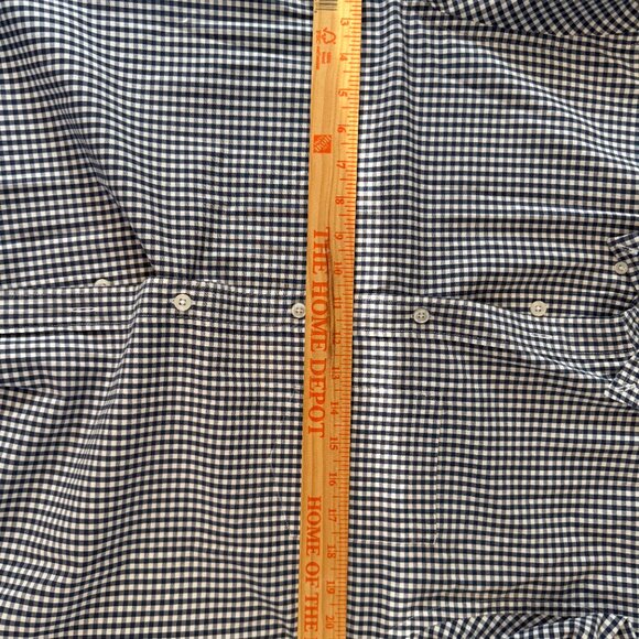 EUC Check button down shirt with chest pocket J crew - Picture 6 of 10
